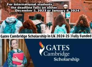 Gates Cambridge Scholarship in UK 2024-25 | Fully Funded